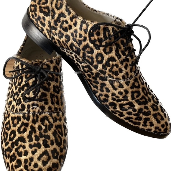 Cole Haan Grandseries Leopard Print Oxfords - Picture 3 of 6
